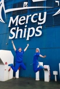 TNAA nurses aboard the Mercy Ships