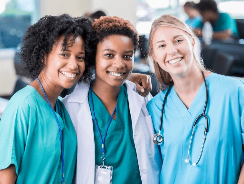 travel nurses at a new facility