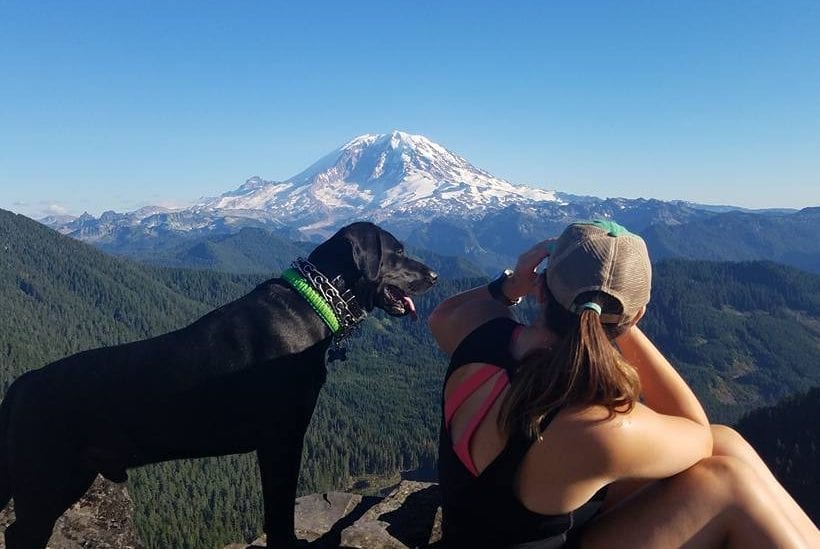 travel nurse takes dog with her on adventures
