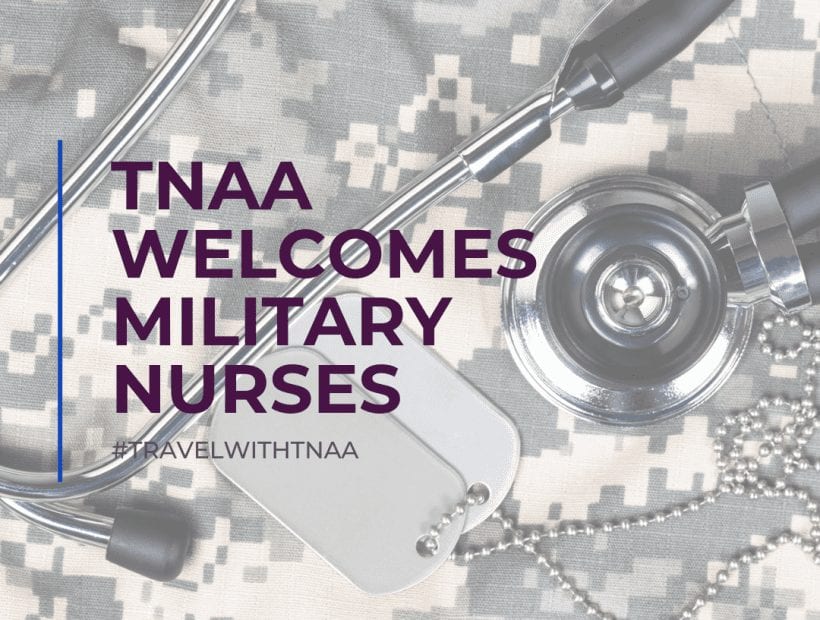 military nurses transition to travel nurses