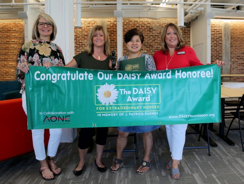 tnaa nurse receives DAISY award