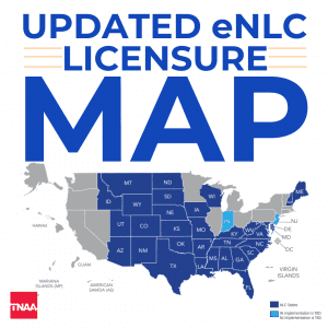 compact state map nurse licensure
