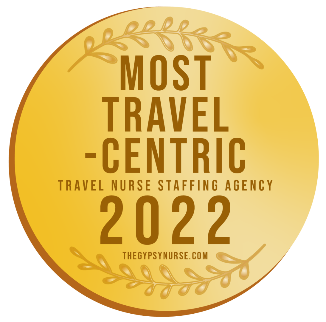 award logo for most travel centric in TGN 2022 survey